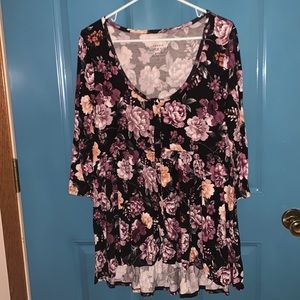Torrid Super Soft Knits Floral Top